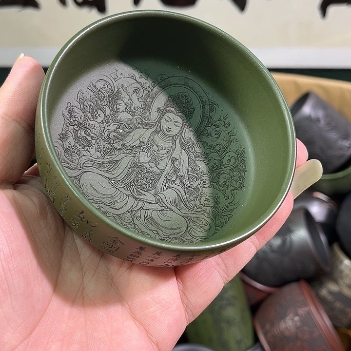 茶杯紫砂全手工紫砂主人杯