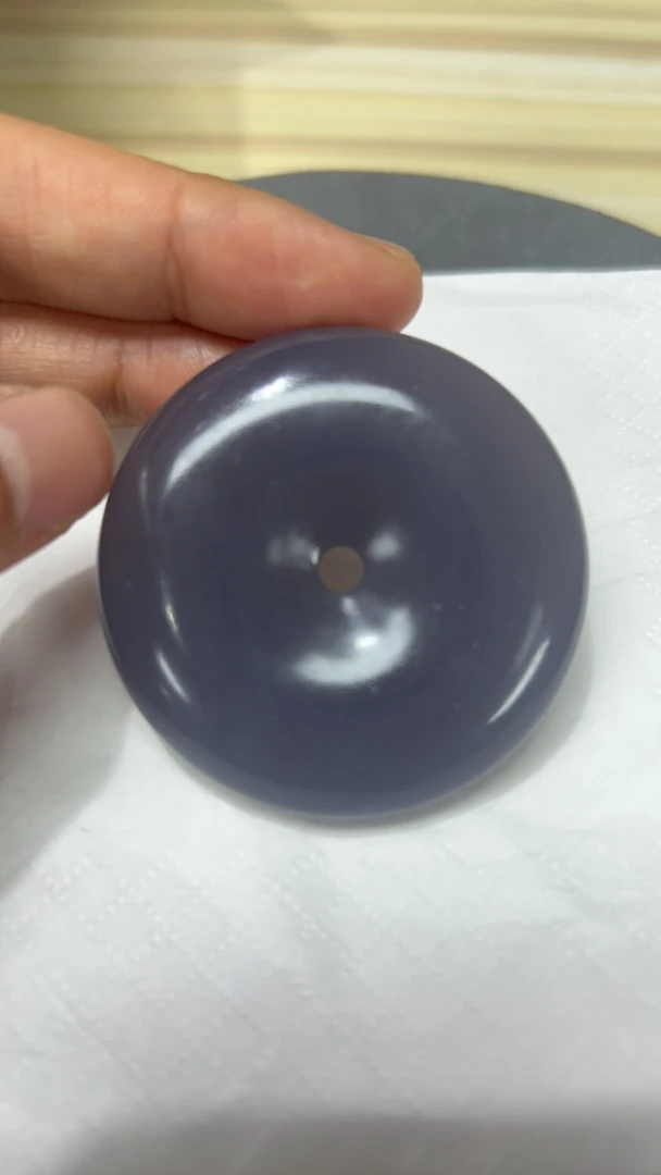 986号烟紫色大号平安扣