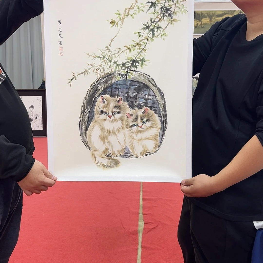 国画贾文民老师艺术精品