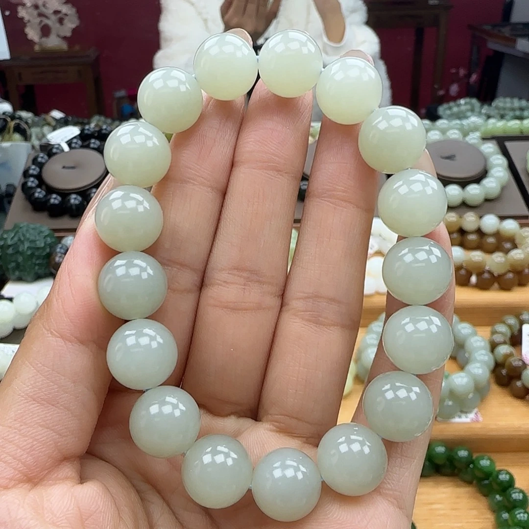 和田玉未镶嵌手链