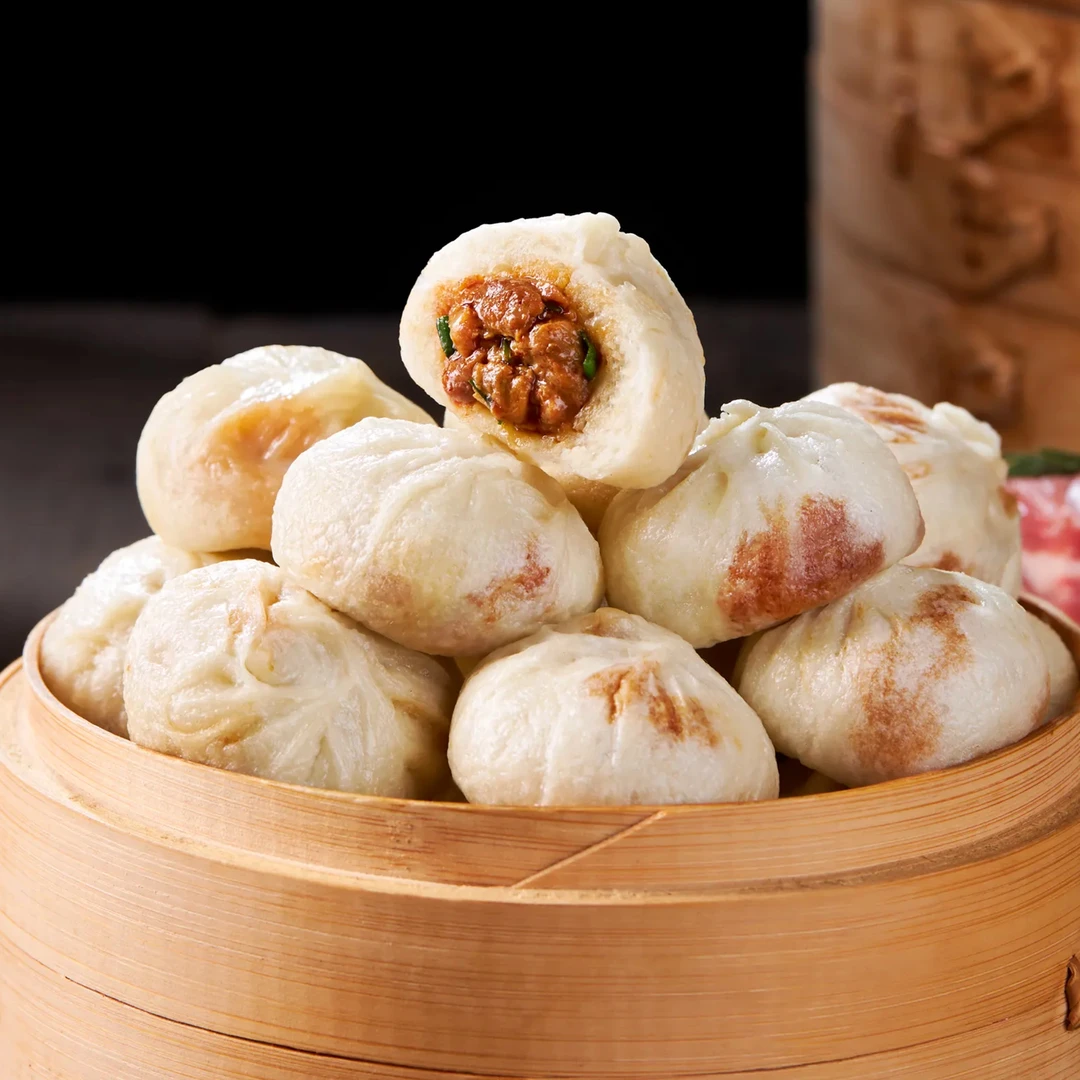 【早餐推荐】正宗手工老面小笼包早餐速食食品儿童鲜肉包子