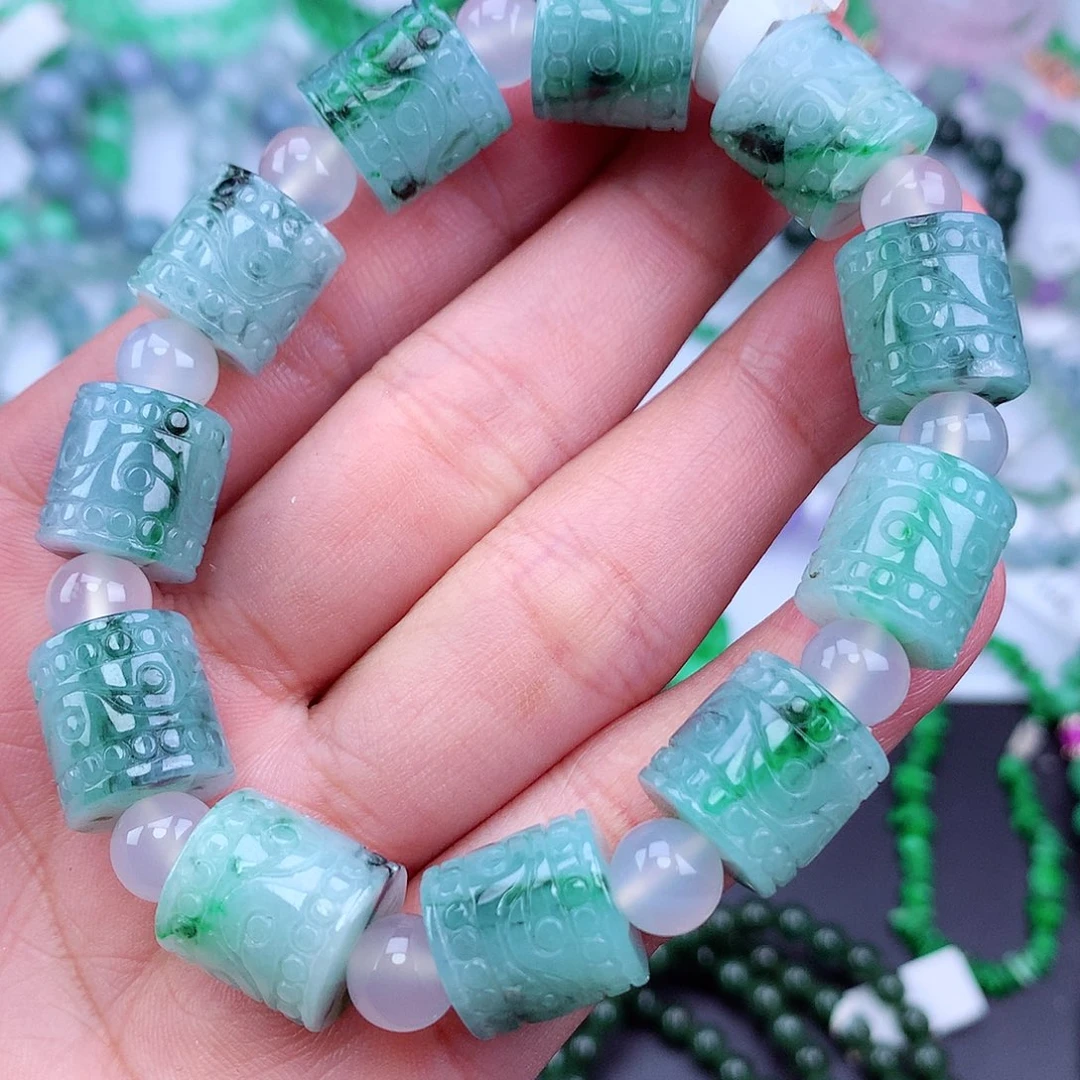 未镶嵌手链翡翠手串