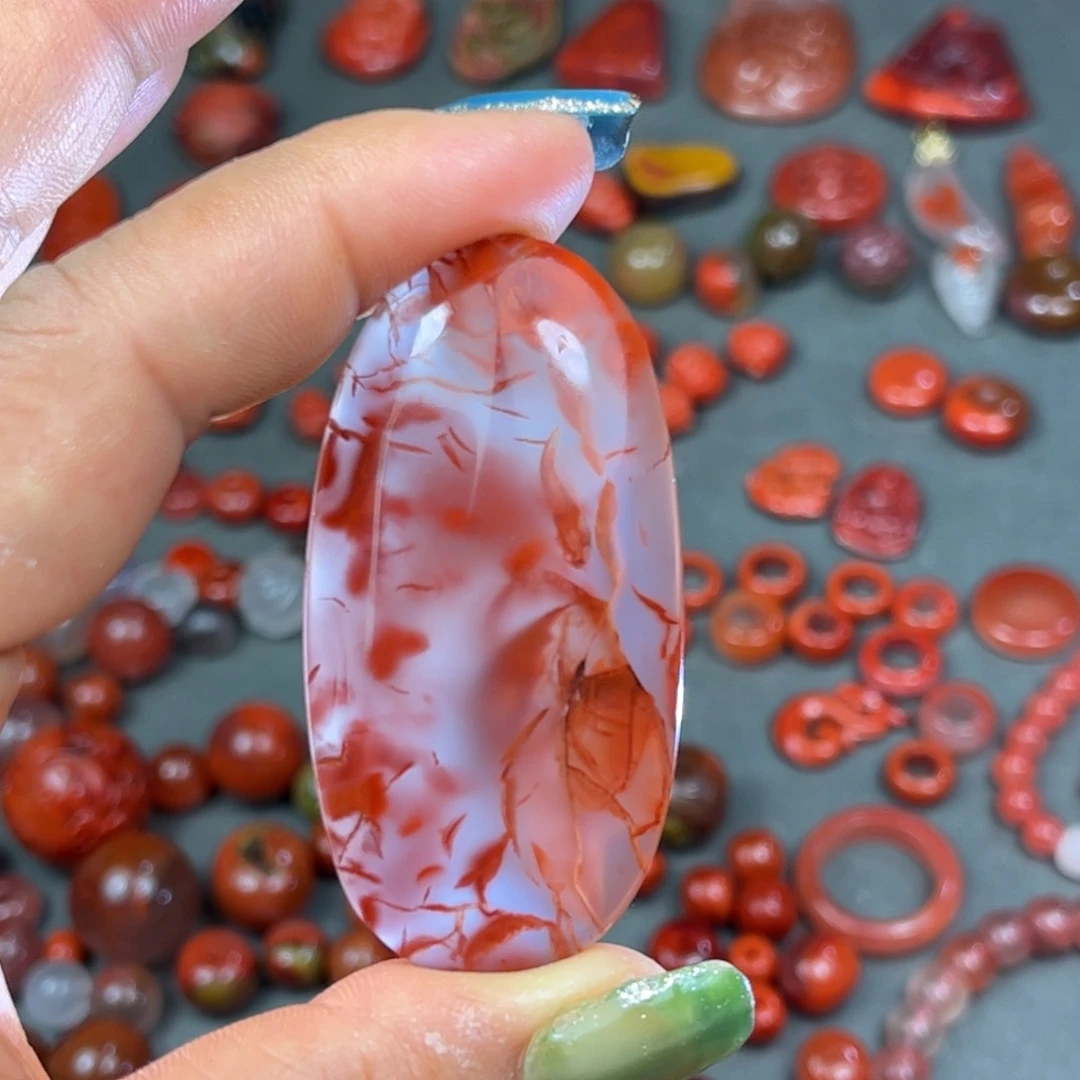 南红玛瑙未镶嵌吊坠