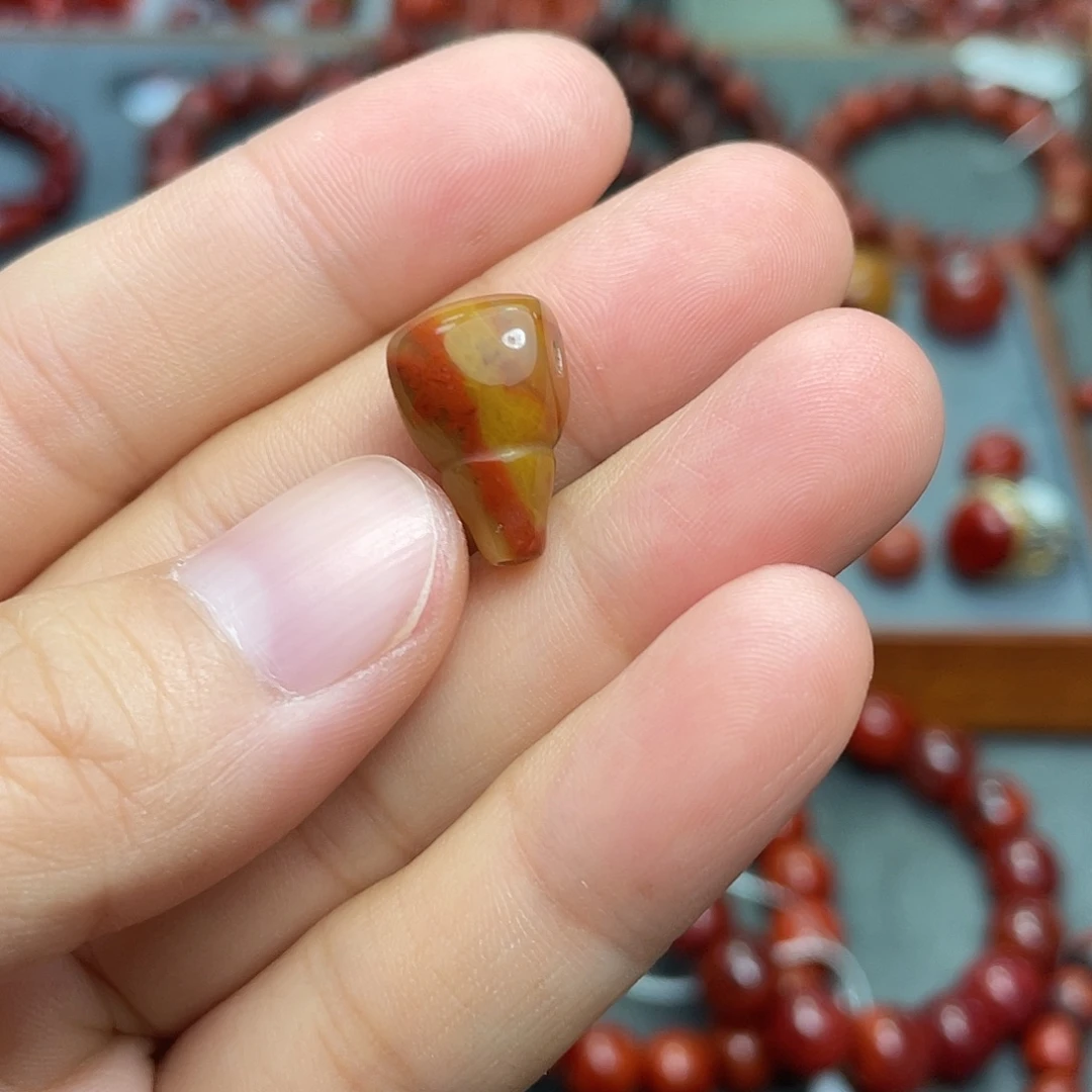 未镶嵌单珠南红玛瑙10