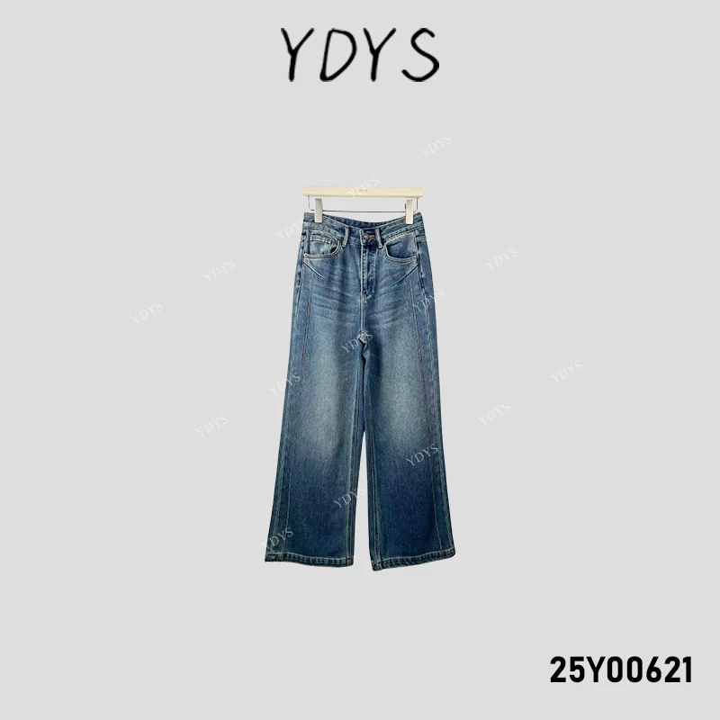 【YDYS】25Y00621 2025新款时尚气质小众牛仔裤