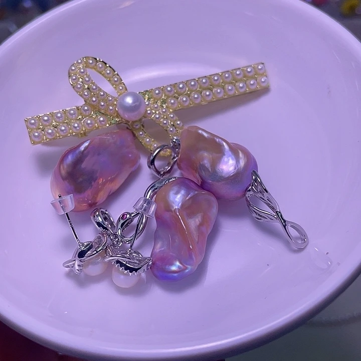 合金淡水珍珠颈饰36