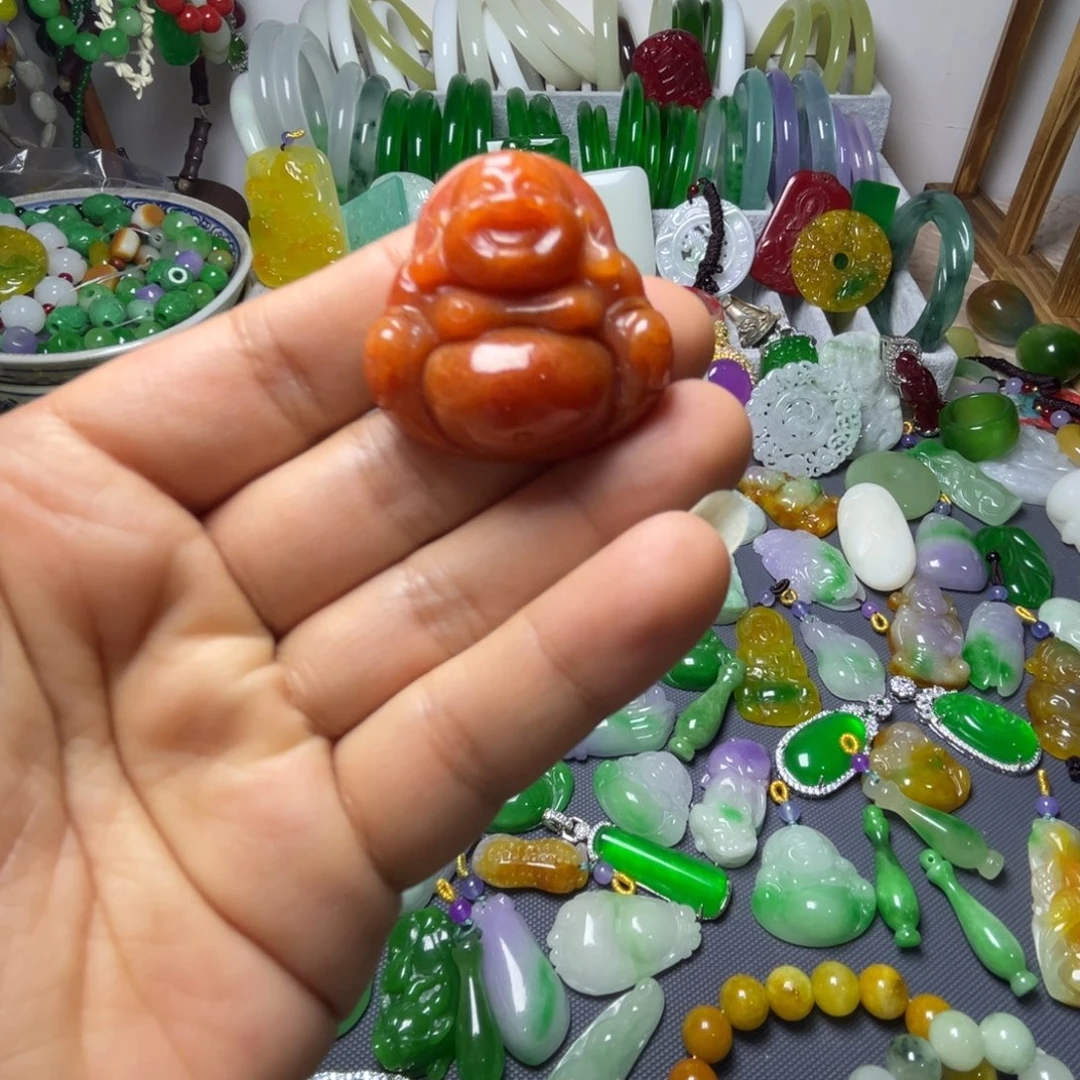 翡翠未镶嵌手链翡翠未镶嵌颈饰手饰挂件