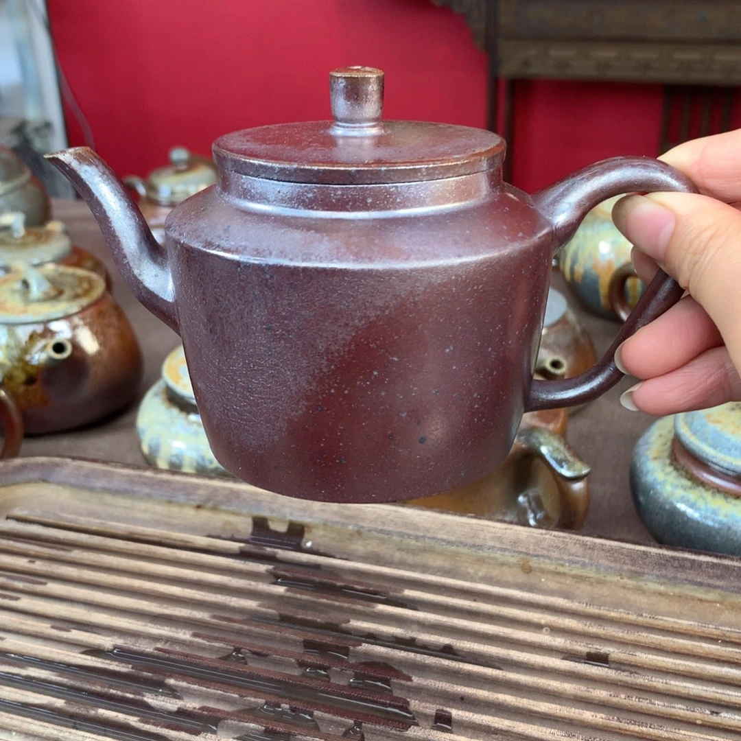 紫砂紫砂茶具纯自然紫砂柴烧