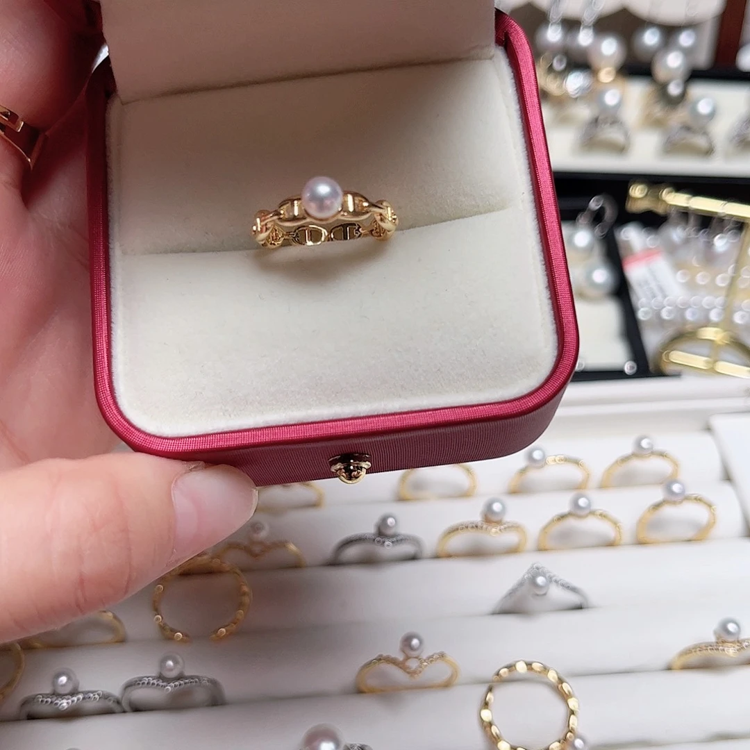 淡水珍珠未镶嵌戒指