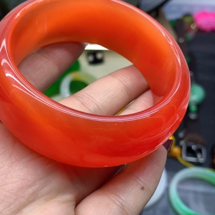 猫眼手镯银S925镶嵌手镯