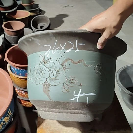 龙***一宜兴紫砂花盆清仓