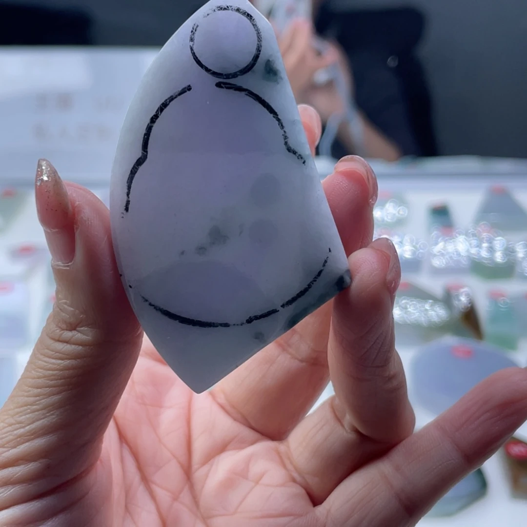 娟***）定制翡翠未镶嵌缅甸翡翠a货