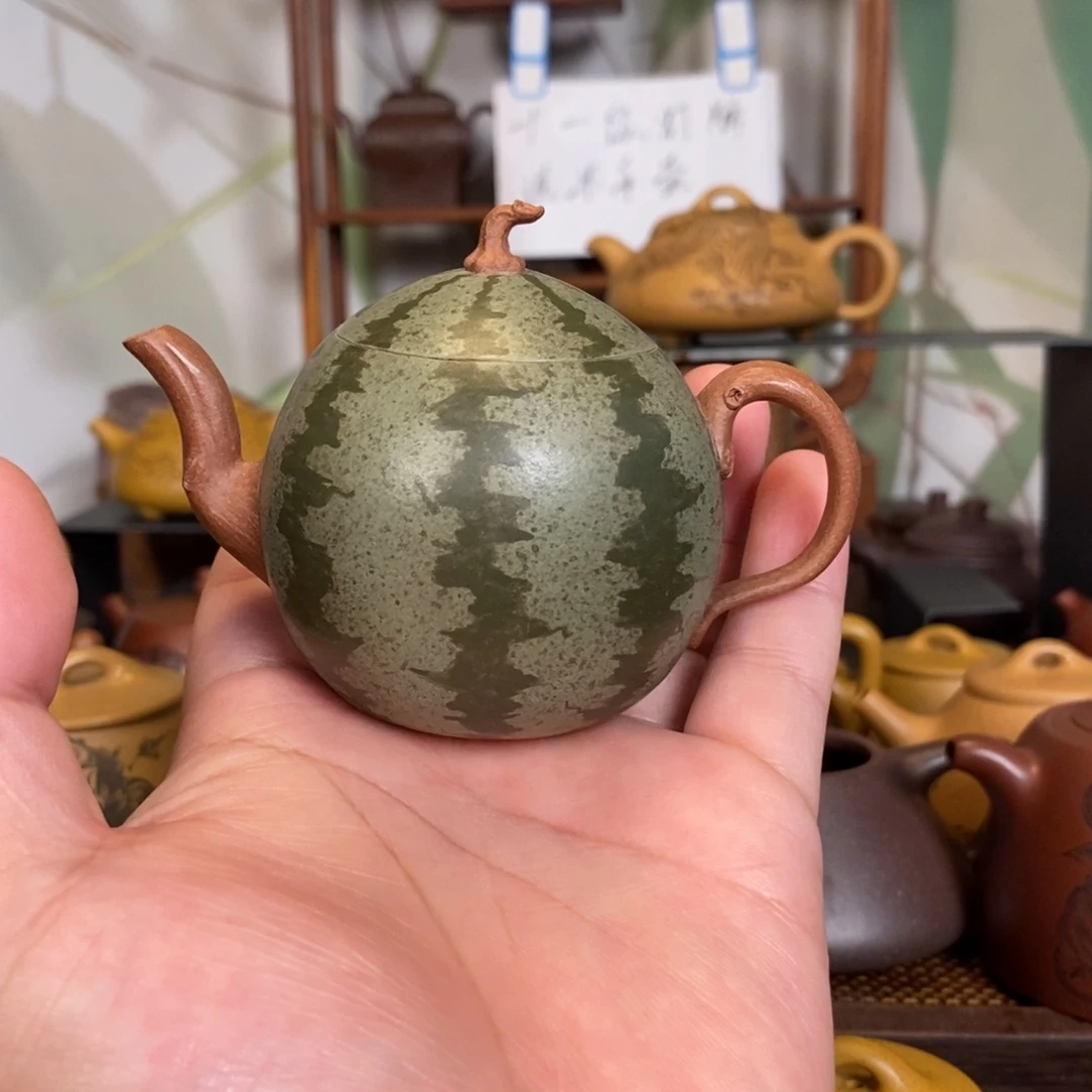 茶壶紫砂精工小西瓜