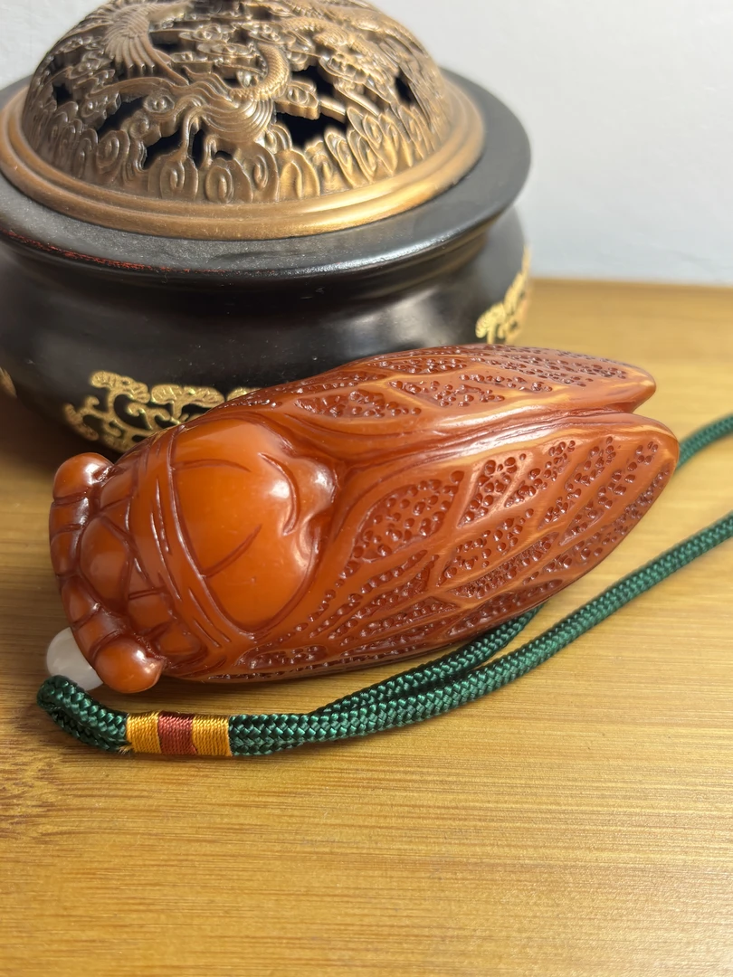 【源艾精选】知了手把件