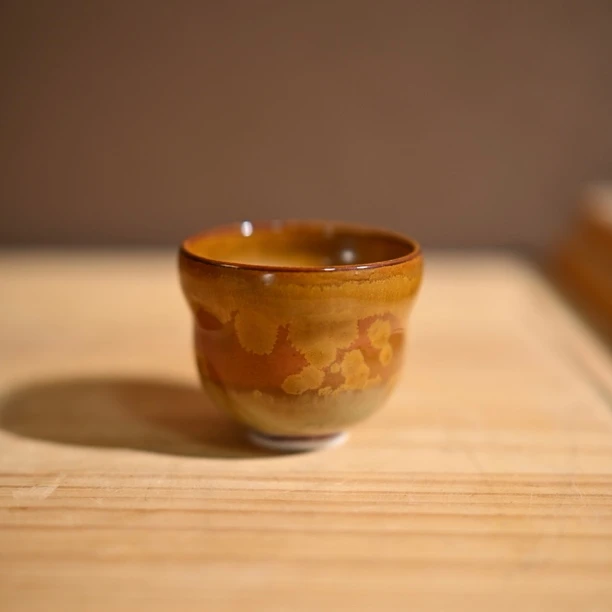 神垕钧瓷 辛国正 葫芦品茗杯