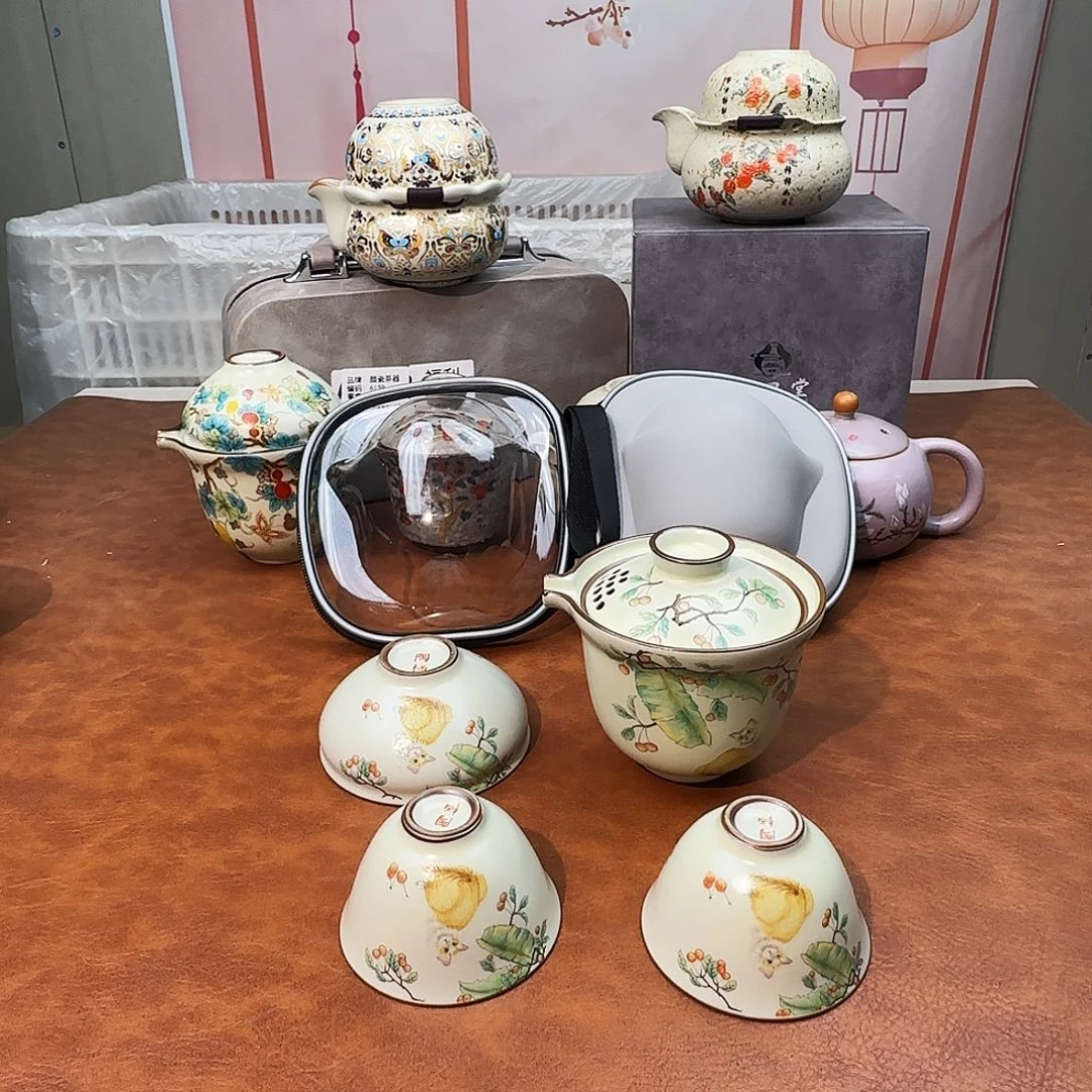 颜瓷闪购商品链接陶栖猫咪套装