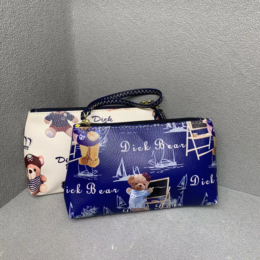 DICK BEAR/迪克熊拍一发二1002新款时尚手挽收纳包女士印花手机包