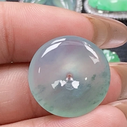 翡翠未镶嵌颈饰扣子