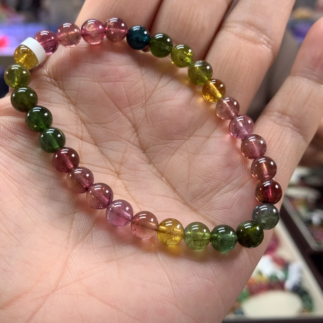 手链未镶嵌碧玺6.6左右