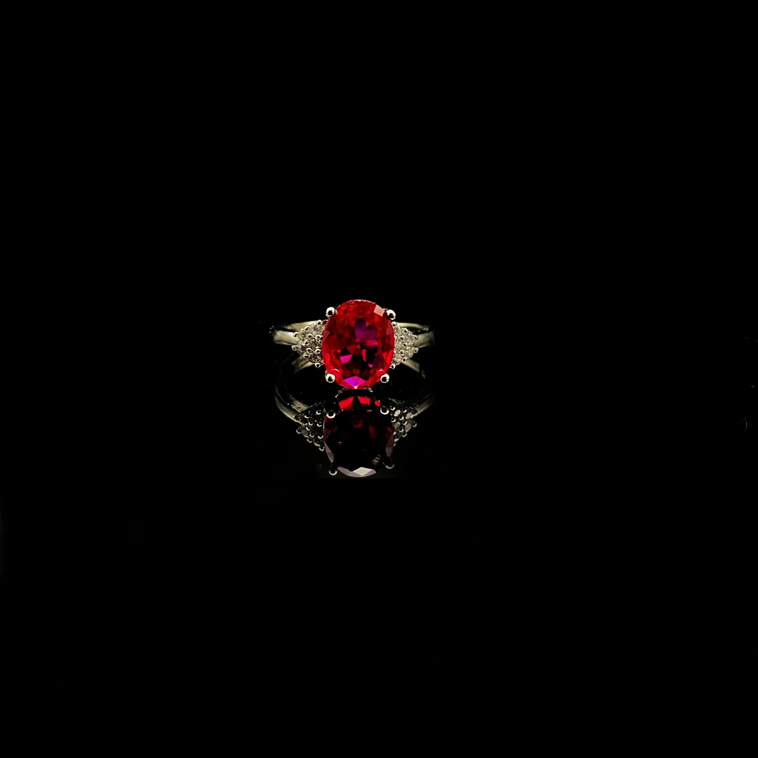 培育红宝石Precious-典藏高奢培育红宝石-精工合金红宝石戒指 003