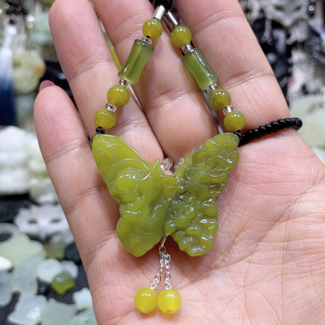 【闪购商品】岫玉未镶嵌颈饰45吊坠