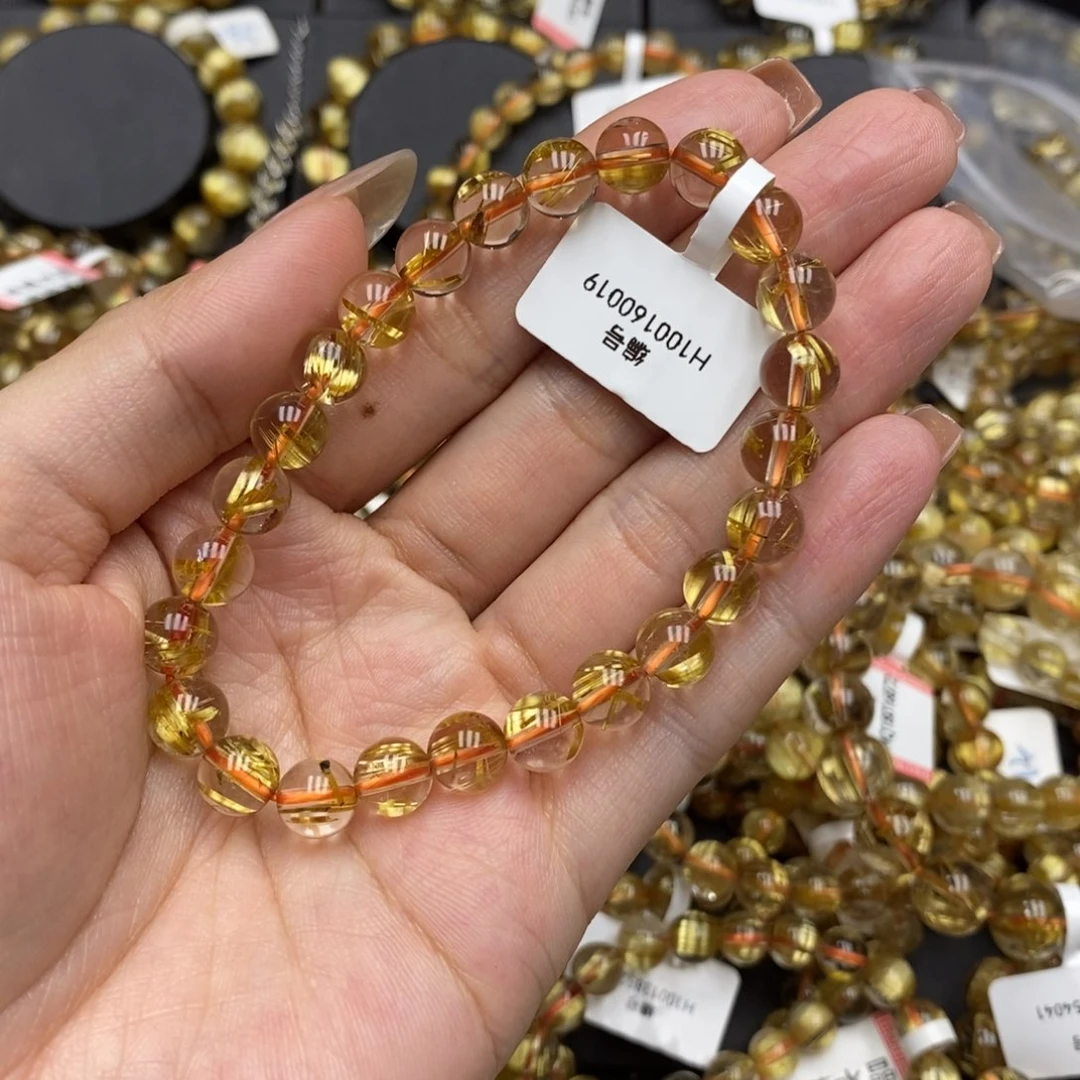 发晶手串未镶嵌卓慕水晶钛晶H100160019J