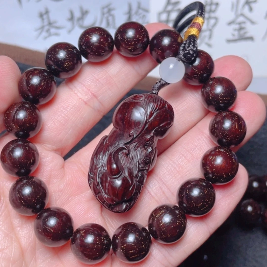 【闪购商品】小叶紫檀手串/手链1.2金星