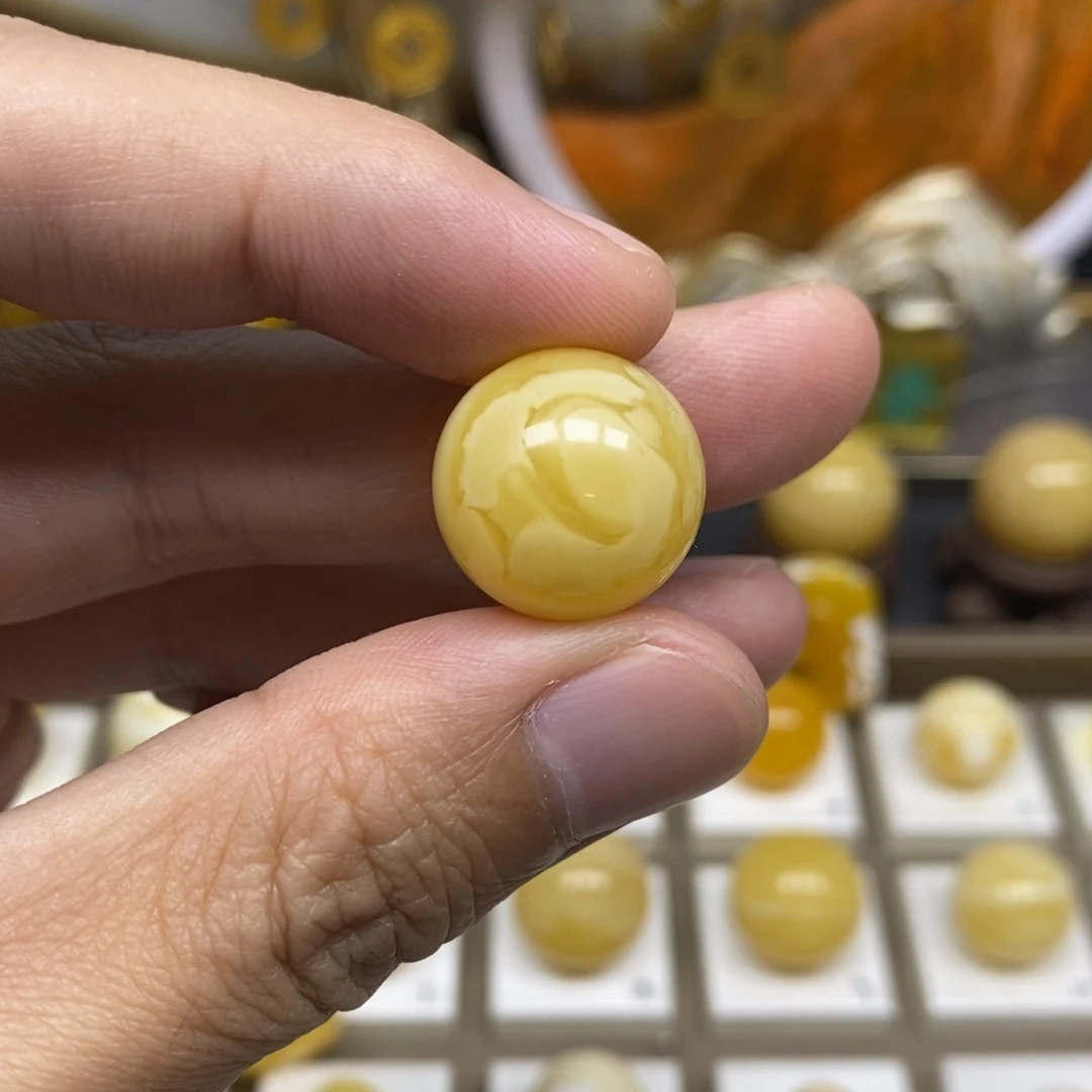 【闪购商品】未镶嵌蜜蜡手链18圆珠