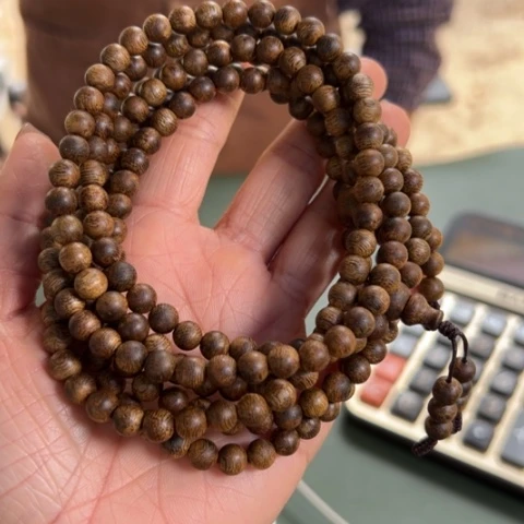 沉香手串白棋12克卡0.6多样性发1条