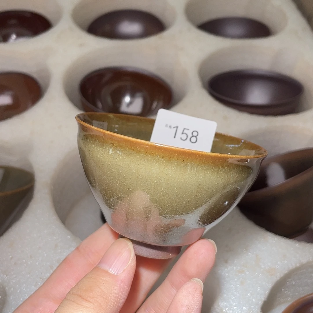 茶盏158 福临号建盏柴烧薄胎