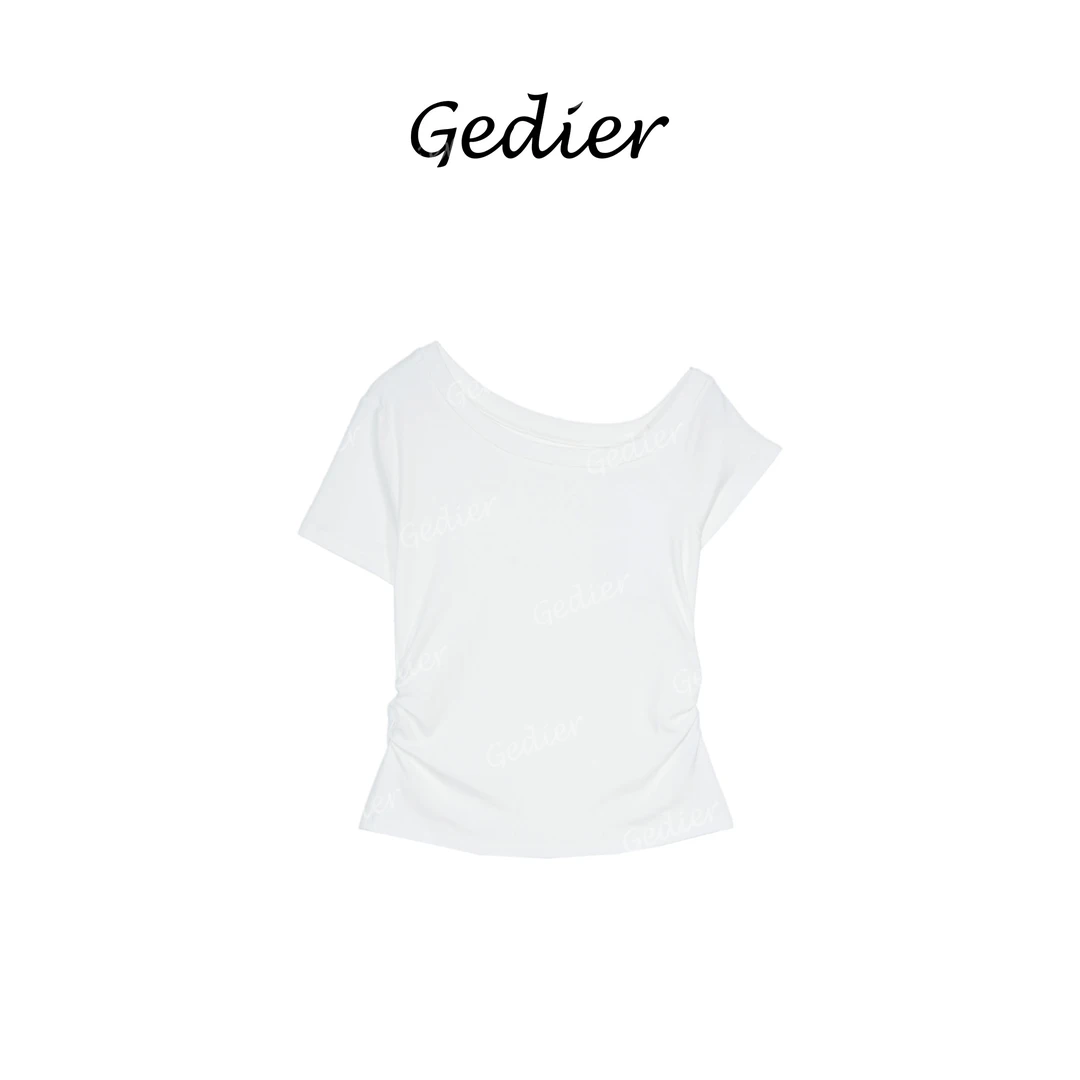 【歌蒂尔】设计感不规则短袖TG520519Y