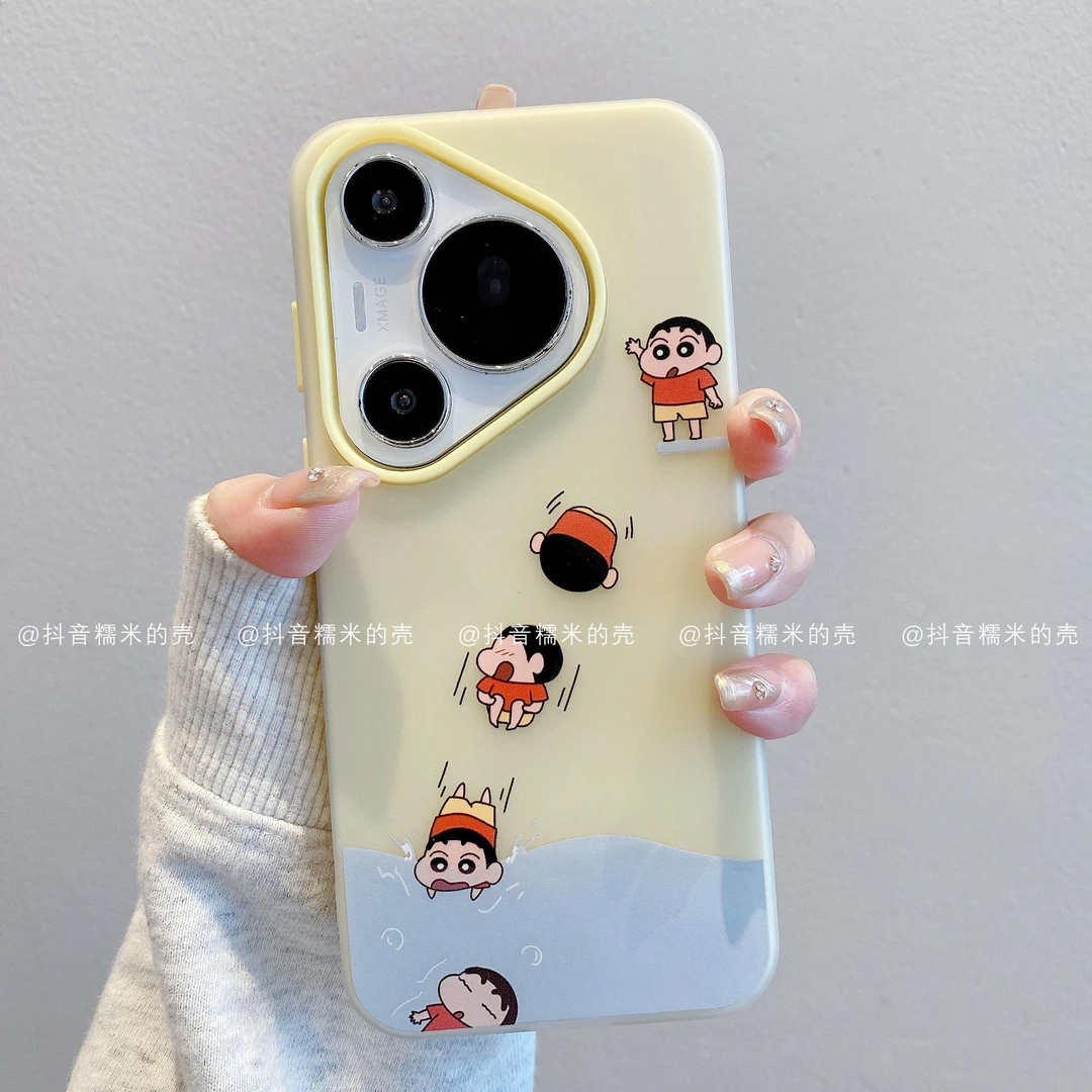 （华为p系列）果冻壳适用华为pura70pro/p70/60跳水小新潮流手机壳