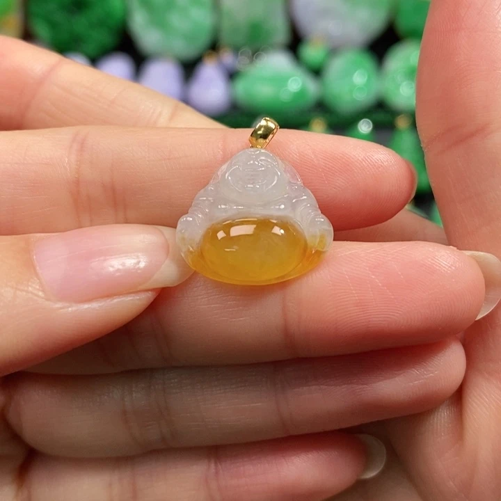 颈饰未镶嵌翡翠吊坠