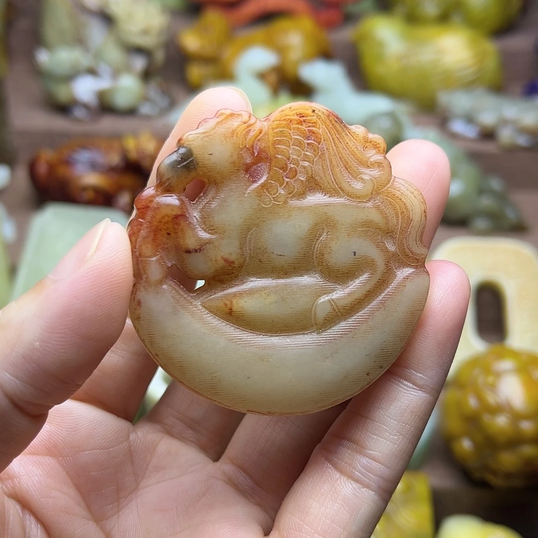 白玉菩提吊坠127。。