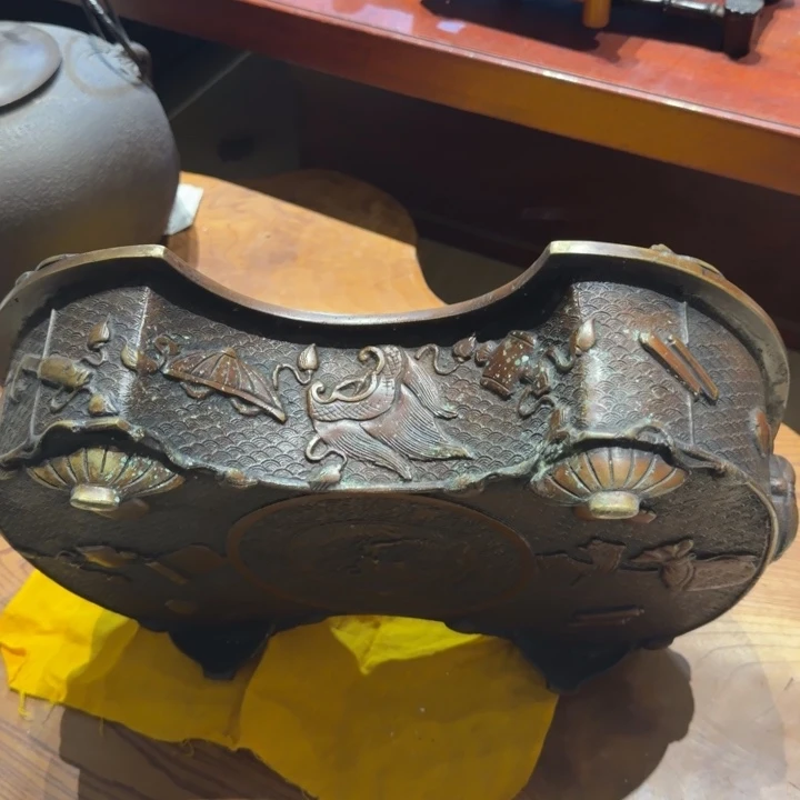 铜中古工艺品摆件