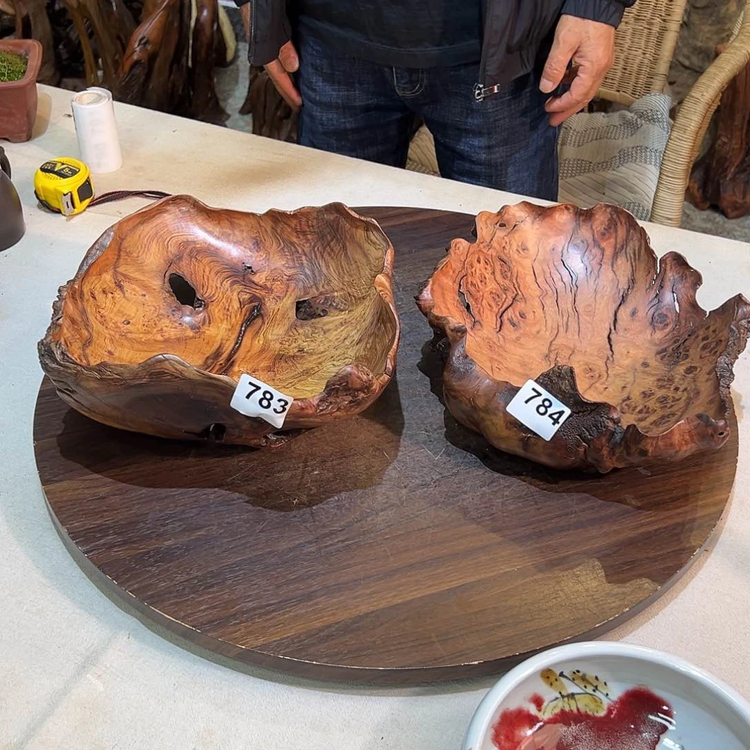 果盘敏783。784云南树瘤根艺