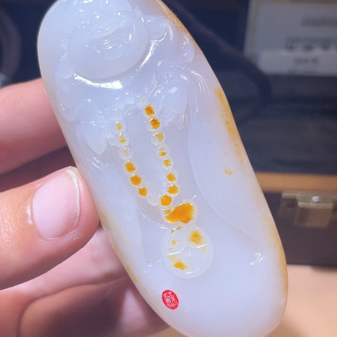 和田玉颈饰未镶嵌A7