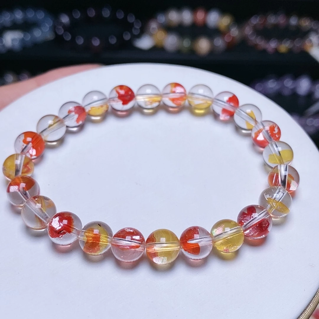 水晶手串未镶嵌锦鲤