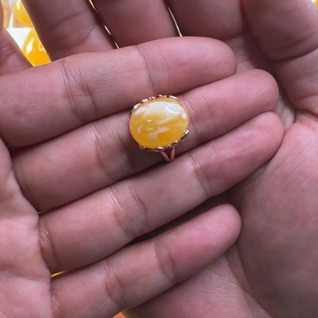 蜜蜡毛衣链未镶嵌清**好