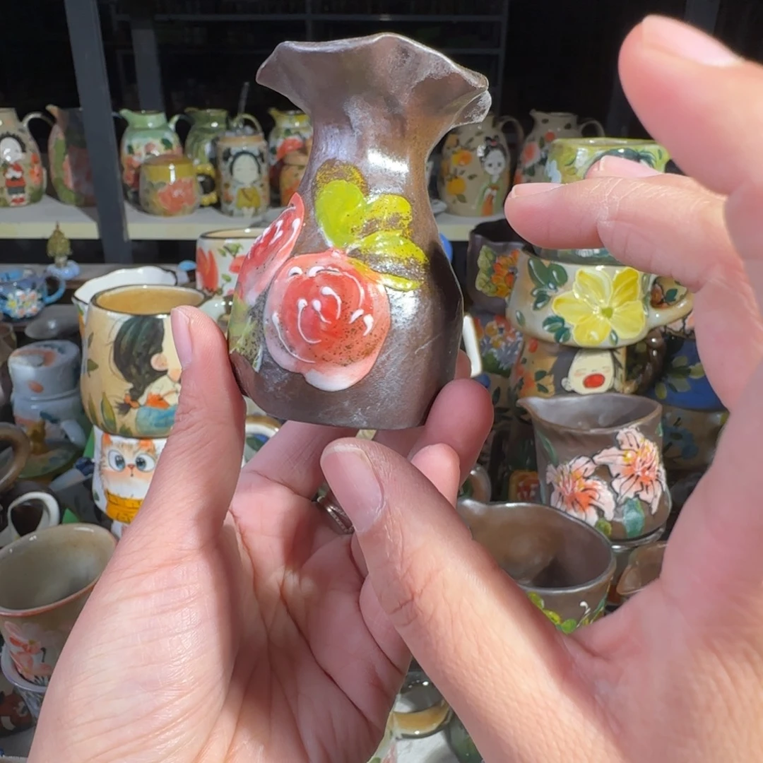 景德镇手工陶瓷釉下彩紫砂52