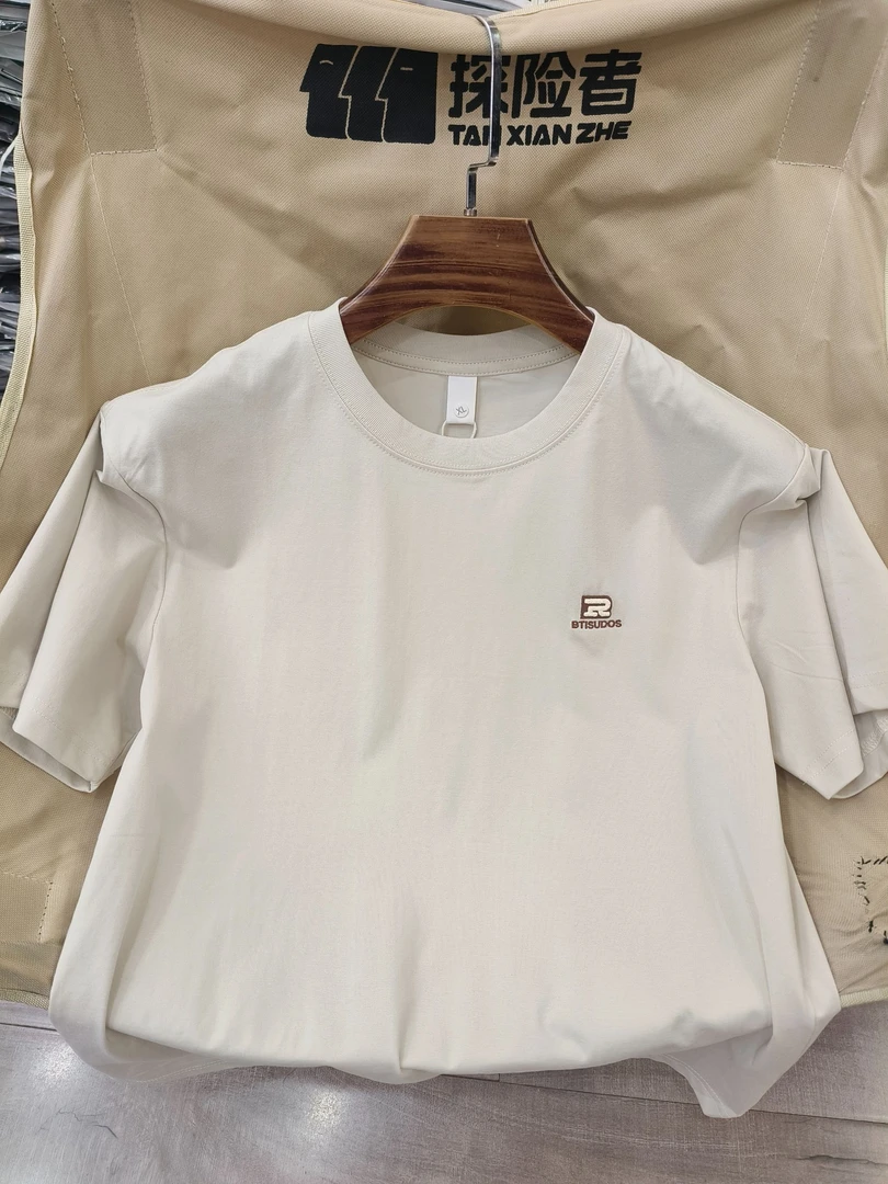 《夏季尝鲜价》25年男士宽松简约百搭圆领T恤