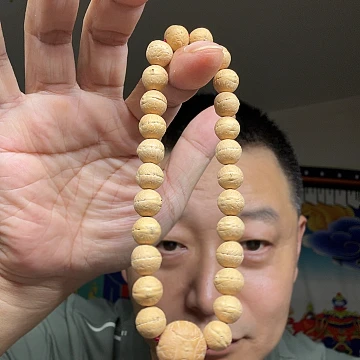 凤眼菩提手串1.0实心籽
