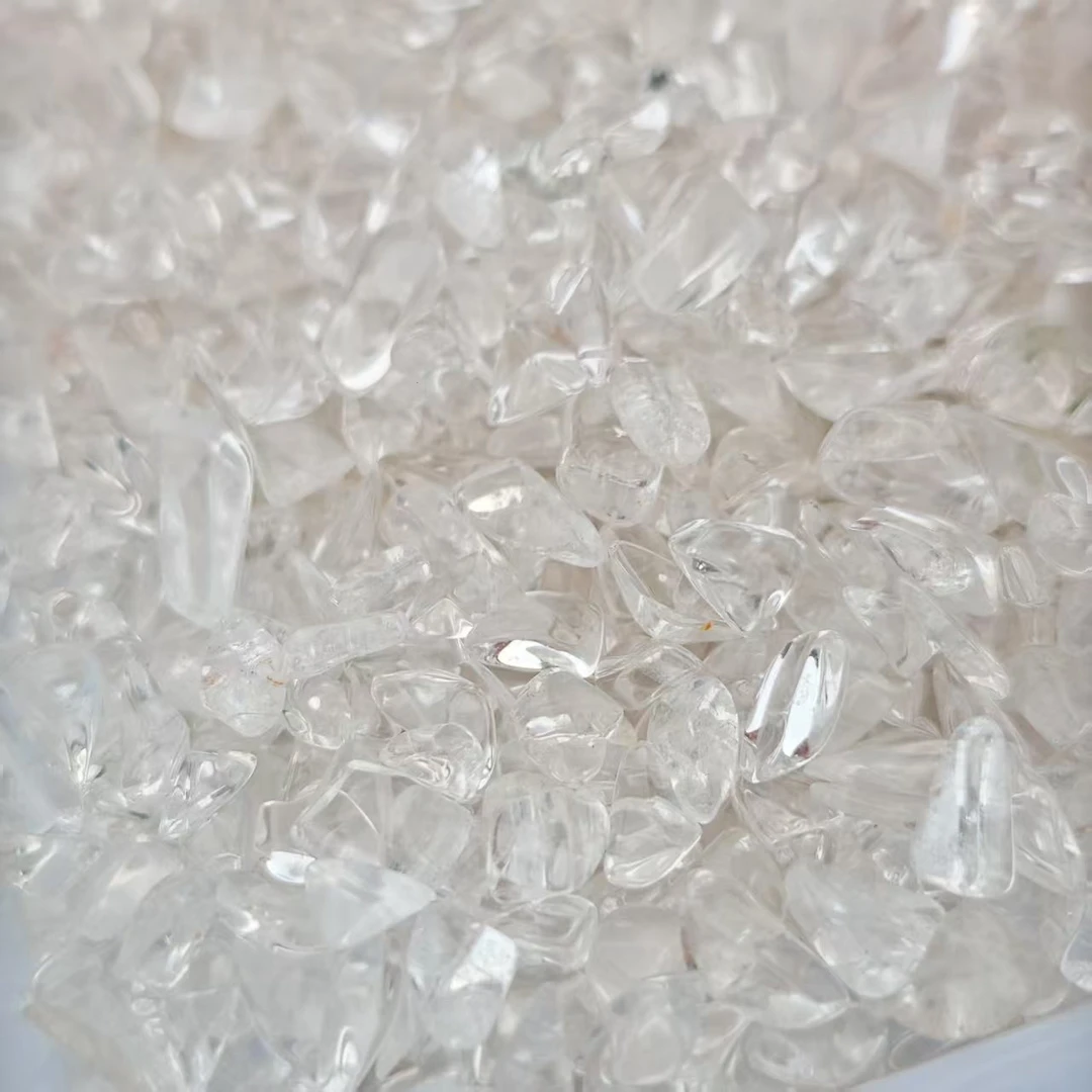 【书记甄选】天然白水晶碎石 多样性发一件 约200g TS112