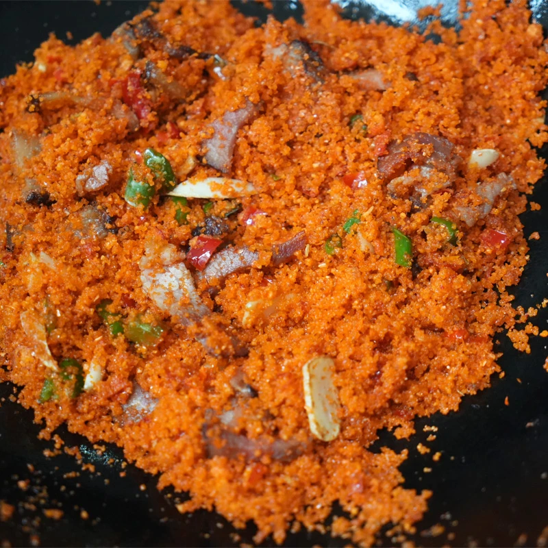 湖北榨广椒酸面农家玉米面开胃酸渣海椒榨下饭菜家乡味下饭菜