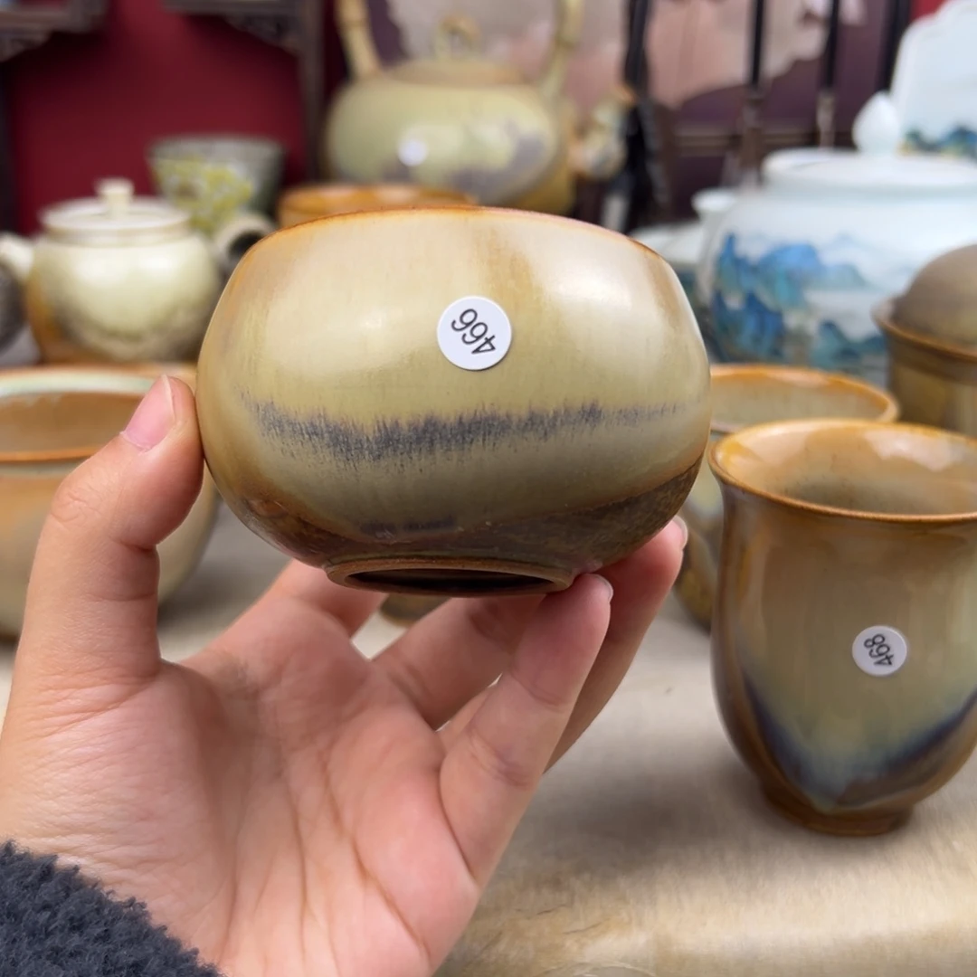 杯纯手工柴烧主人杯