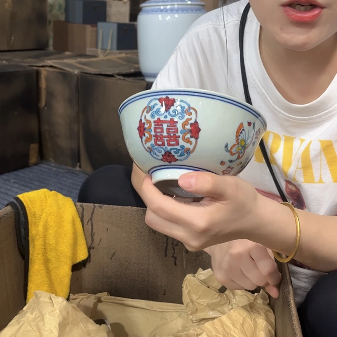 摆件////景德镇陶瓷器。绿。