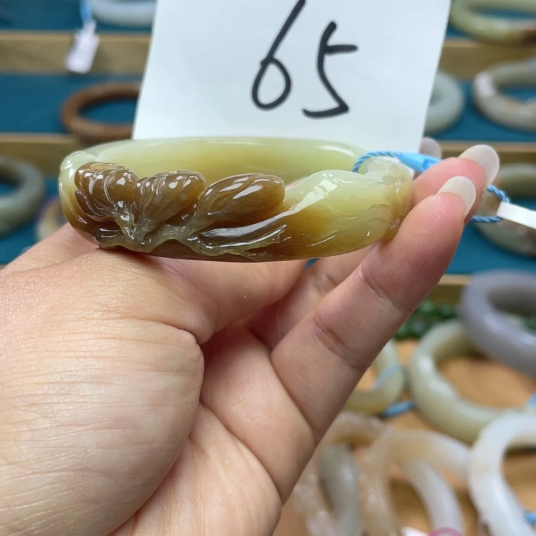 未镶嵌手镯和田玉圈口53