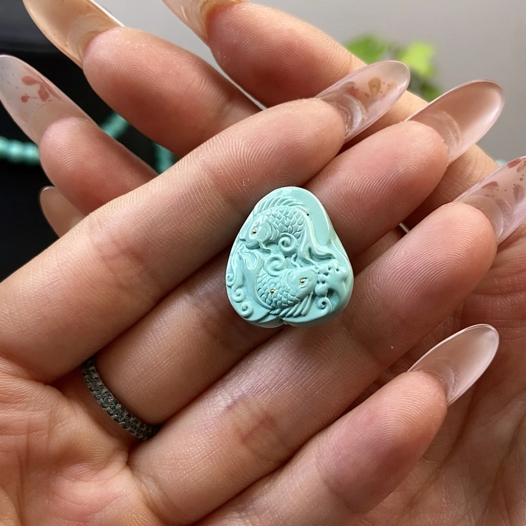 未镶嵌绿松石珠宝奇石