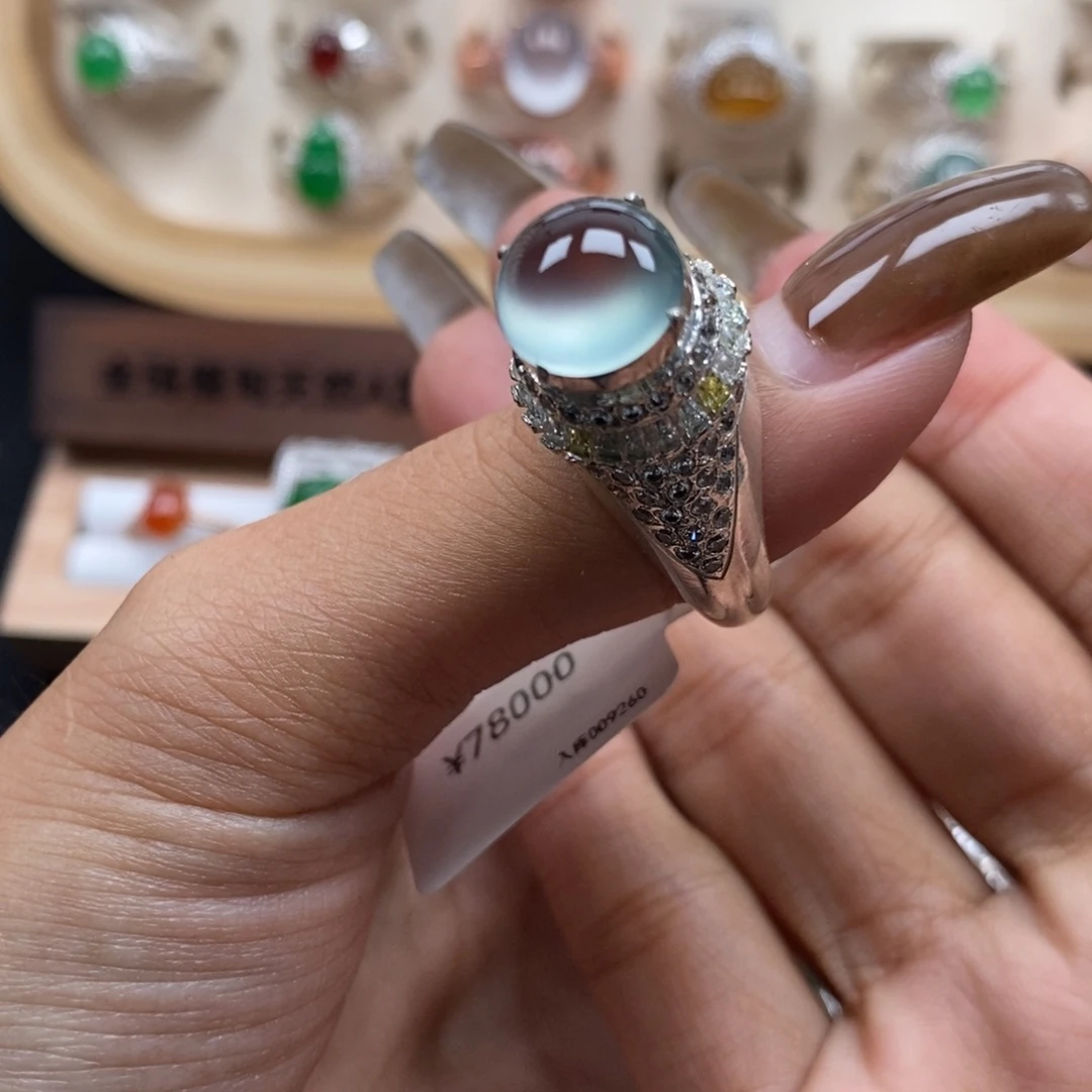 翡翠裸石缅甸天然a货翡翠