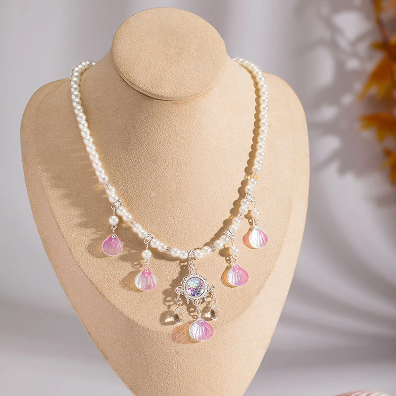 粉色少女珍珠项链宋制汉服软璎珞古风